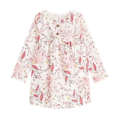 Robe bébé en gaze de coton BIRDY PETIT BEGUIN