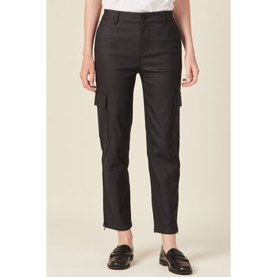 Jeans cargo 7/8ème enduit BONOBO