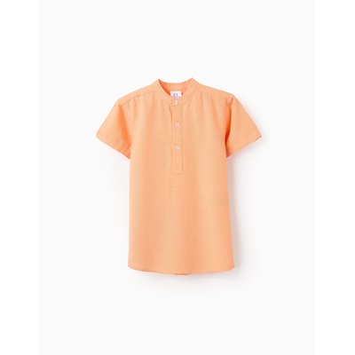 Chemise à Manches Courtes avec Col Mao ZIPPY