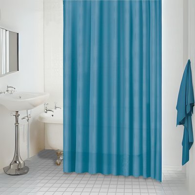 Rideau de douche uni aspect tissu HOME MAISON