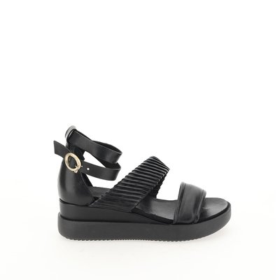 Sandales compensées en cuir MJUS