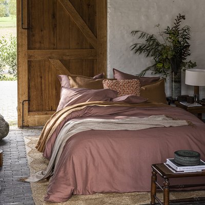 Housse de couette unie en lin lavé, Made in France, NOUVELLE VAGUE ALEXANDRE TURPAULT