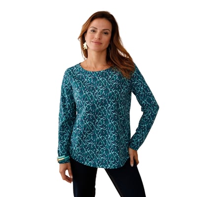 Tee-shirt évasé manches longues DAXON