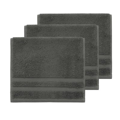 Lot de 3 serviettes invité 600 g/m² SENSILK SENSEI MAISON