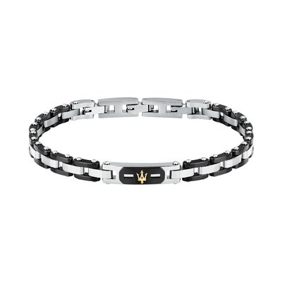 Bracelet acier, or, céramique CERAMIC GOLD MASERATI