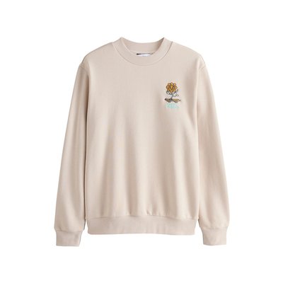 Sweat ras du cou à motif en coton majoritaire NEXT