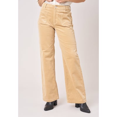 Pantalon bootcut femme en coton SAKARI DEELUXE
