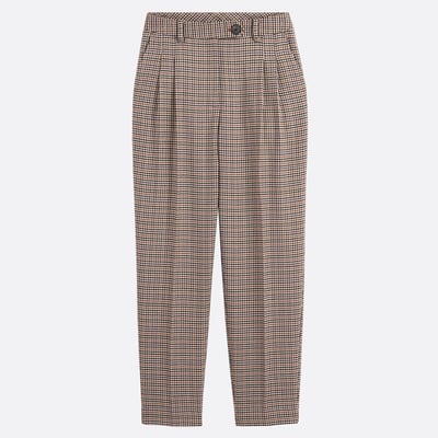 Pantalon cigarette à carreaux LA REDOUTE COLLECTIONS