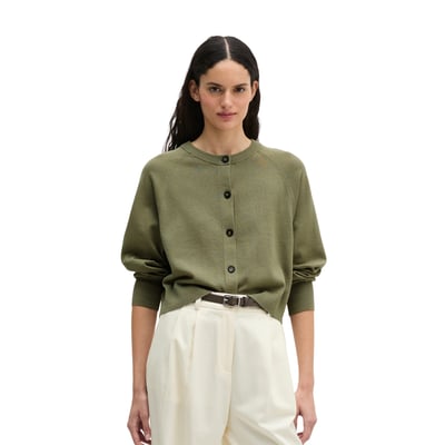 Cardigan surdimensionné en fil de coton pur MARC O'POLO