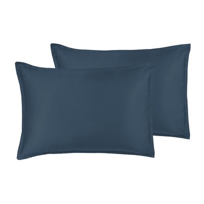 Lot de 2 taies d'oreiller en satin de coton/tencel 200 fils OPERA SENSEI MAISON
