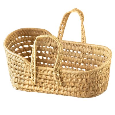 Couffin osier vintage pour poupée -  LOJI HOME MAISON