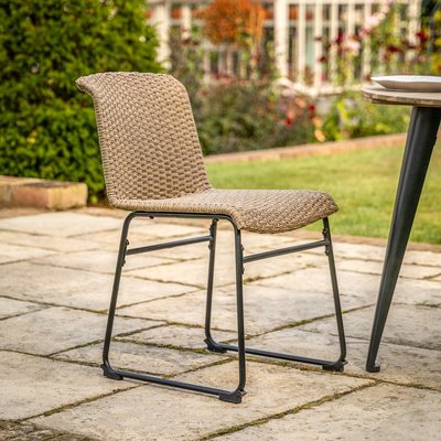 Swann Rattan Garden Dining Chairs (Set of 2) SO'HOME