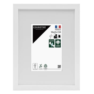 Cadre Photo Avec Passe-partout En Bois WILD CEANOTHE