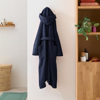 Badjas met kap in bouclette badstof 450 g/m2, Haxel LA REDOUTE INTERIEURS