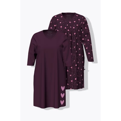 Lot de grands T-shirts avec motif cœurs ULLA POPKEN