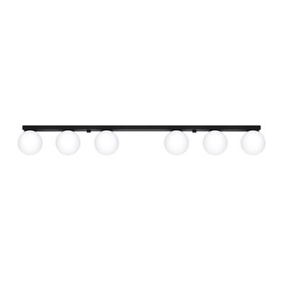 Plafonnier Acier Noir G9 6 Yoli EDEN
