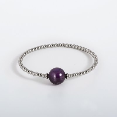Armband Tango Grau S - Amethyst LILIFLO