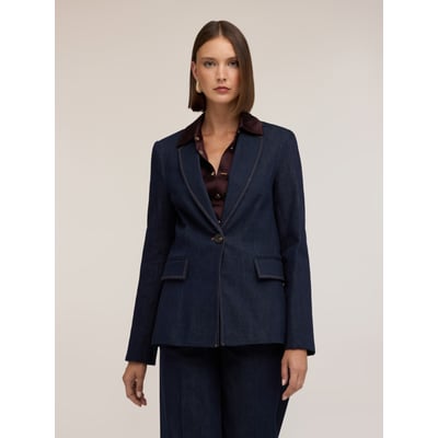 Blazer façon tailleur avec coutures contrastantes MOTIVI
