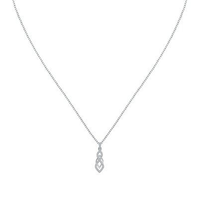 Collier en argent 925 et oxyde de zirconium CLEOR