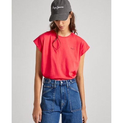 Camiseta de manga corta, logotipo delante PEPE JEANS