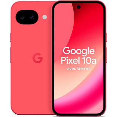 Smartphone Pixel 10a 128Go Rouge Framboise 5G GOOGLE