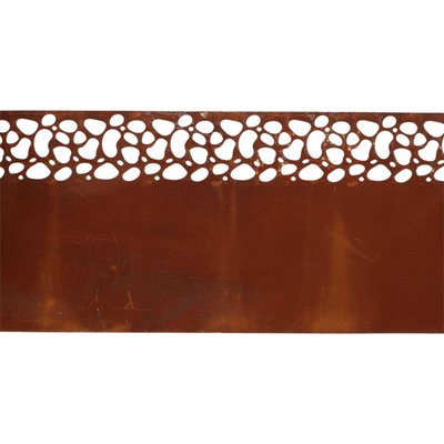 Bordure de pelouse en acier 480 x 20 cm Moucheté JARDINDECO