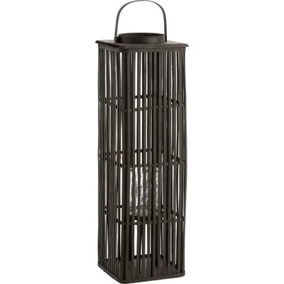Lanterne longue en bambou  pour bougie ambiance chaleureuse RECOLLECTION