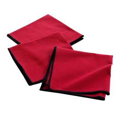 3 Serviettes de table coton recycle Mistralines DOUCEUR D'INTÉRIEUR