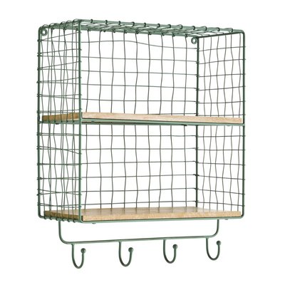 Etagère murale métal filaire patères MADAM STOLTZ