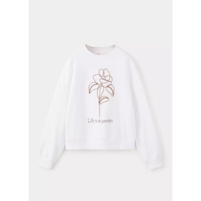 Sweat-shirt coton imprimé MANGO KIDS