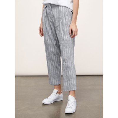 Pantalon lin gris femme 2025