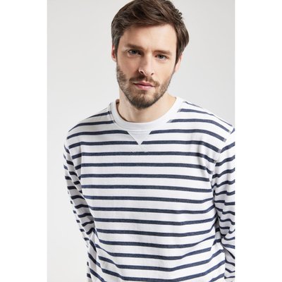 Sweat rayé en coton ARMOR-LUX