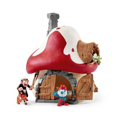 Maison des Schtroumpfs avec 2 figurines SCHLEICH