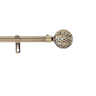 Kit de tringle embouts sphères sculptées DOUCEUR D'INTÉRIEUR
