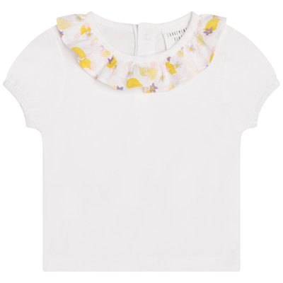 T-shirt avec col volanté CARREMENT BEAU