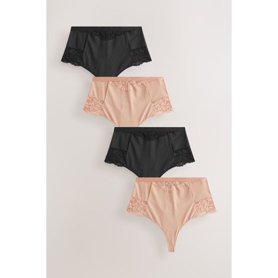 String en dentelle ventre plat, lot de 4 NEXT
