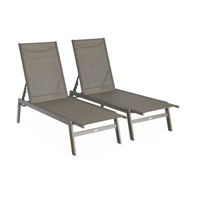 Transat acier multi positions (lot de 2) FLORA SWEEEK