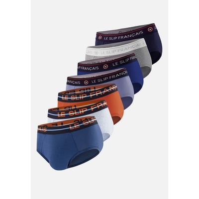 Lot de 7 slips en coton Intrepidesemainier LE SLIP FRANCAIS