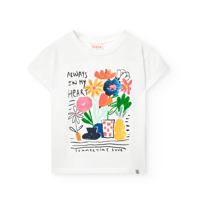 T-shirt à manches courtes avec col rond BOBOLI