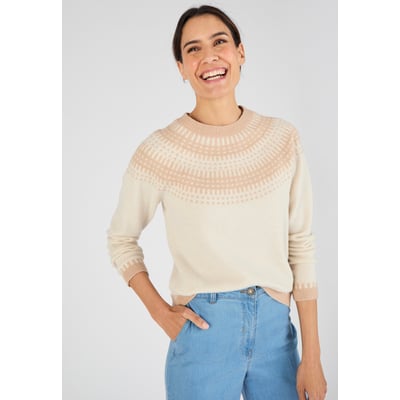 Pull jacquard et fils brillants Thermolactyl DAMART