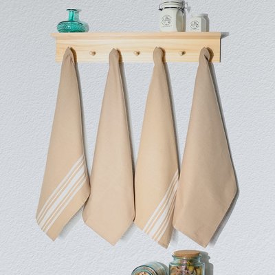 Lot de 4 torchons coton PURELIFE SENSEI MAISON