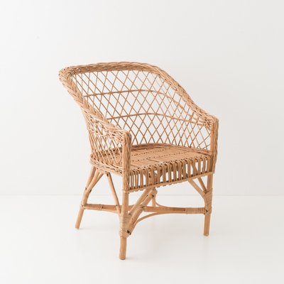 Fauteuil ajouré sans coussin osier ANTONIN KOK