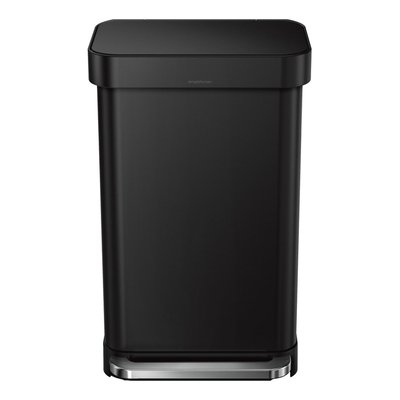 Poubelle À Pédale Rectangulaire Luxe - 45 L SIMPLEHUMAN