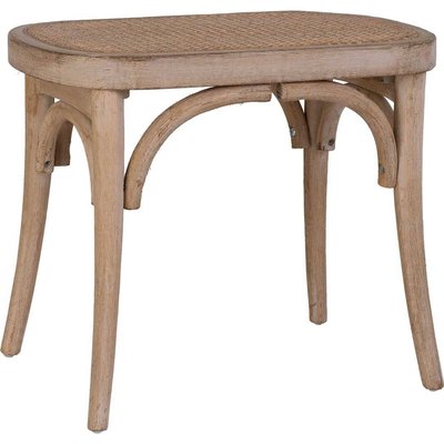 tabouret en bois  assise en rotin style contemporain RECOLLECTION