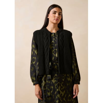 Gilet sans manches col rond LA FEE MARABOUTEE