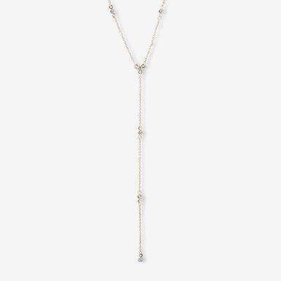 Collier Y chaine strassée BALABOOSTE