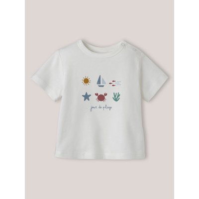 T-shirt imprimé en coton biologique CYRILLUS