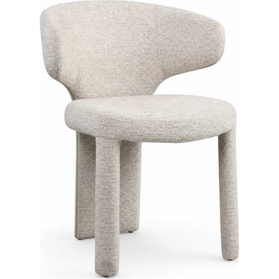 Chaise de repas en tissu texturé RECOLLECTION