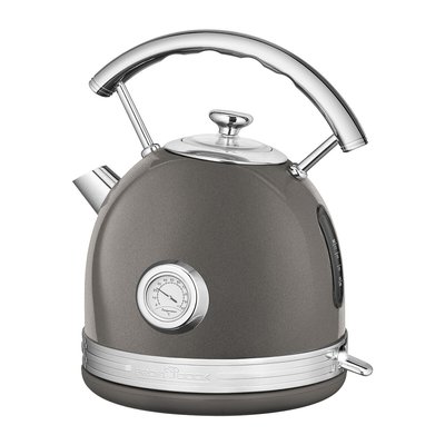 Jarro elétrico cinza vintage, 2200W, da Proficook PROFICOOK
