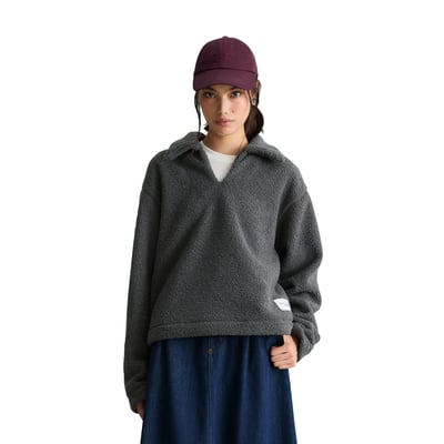 Sweat-shirt en peluche oversize en polyester recyclé MARC O’POLO DENIM
